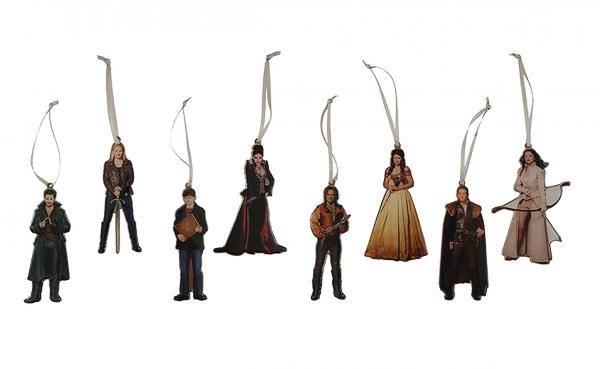 Once Upon a Time TV Series - Season 8 Character Holiday Ornament Set picture