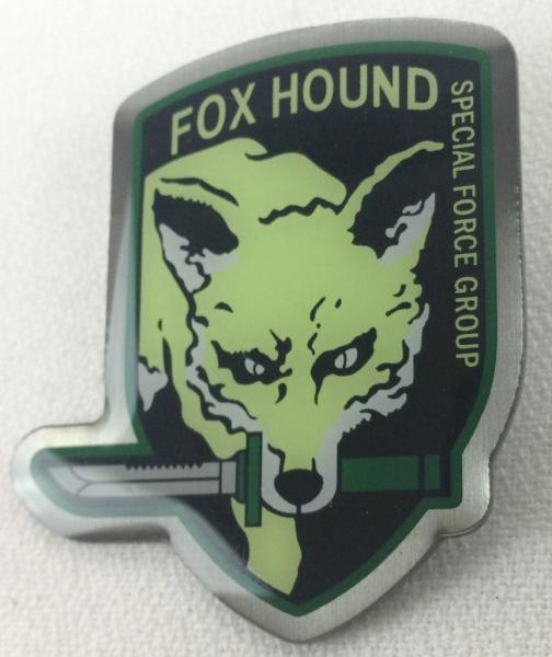 Fox Hound (Metal Gear Game) Logo (Camo Green) Enamel Pin picture