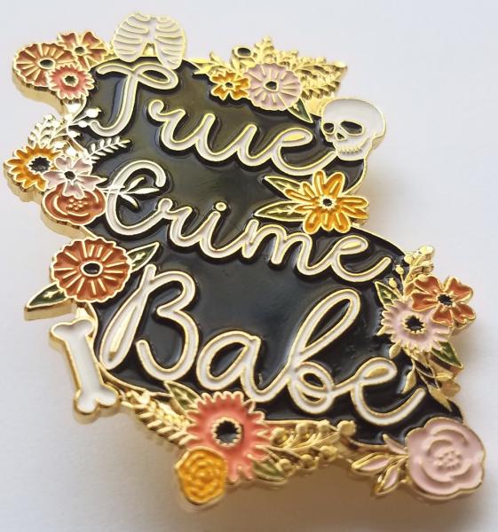 True Crime Babe Enamel Pin picture