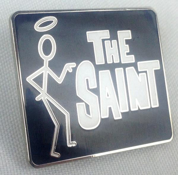 The SAINT - 1960's Classic T.V. Television Series (Roger Moore) - Enamel Lapel Pin picture