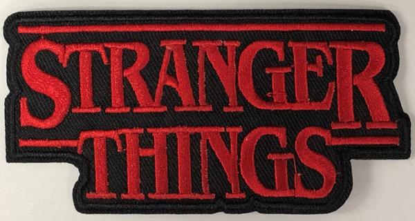 STRANGER THINGS TV Series Logo - Iron-On Patch picture