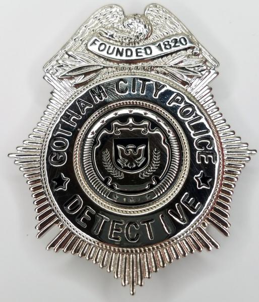 GOTHAM: Before the Legend - City of Gotham (GCPD) - Detective Police Department Prop Replica Badge picture