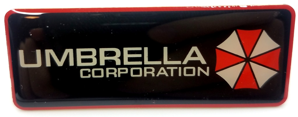 Resident Evil: Umbrella Corporation Long Logo Enamel Pin picture