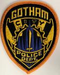 BATMAN: City of Gotham Police Department - Comic and Movie Series Uniform - Iron-On Patch