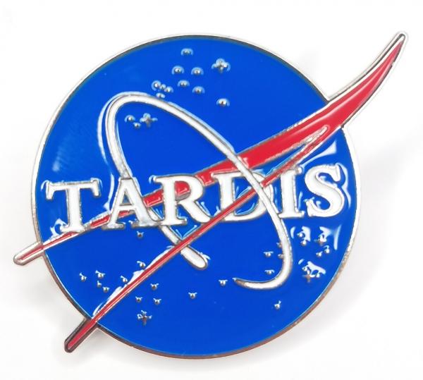 Doctor Who: TARDIS NASA Inspired Logo Enamel Pin