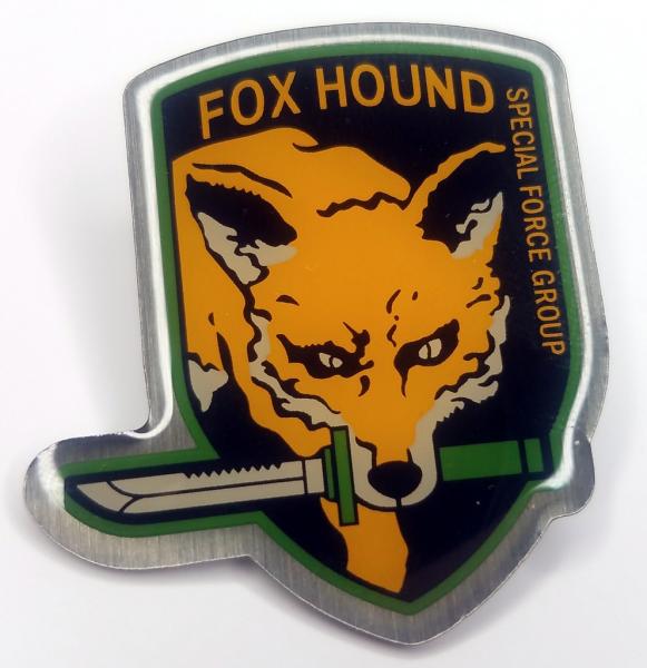 Fox Hound (Metal Gear Game) Logo Enamel Pin picture