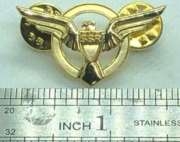 SSR WINGS - CAPTAIN AMERICA - AGENT CARTER - Metal Movie Lapel Pin Set of 2 picture