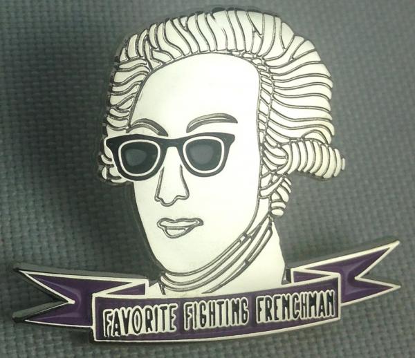 Marquis de Lafayette Enamel Pin