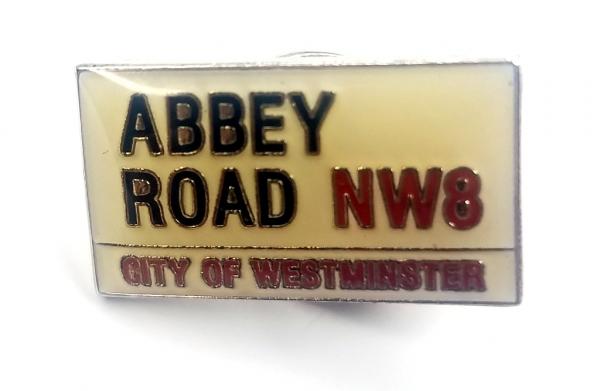 Beatles: Abbey Road Street Sign Enamel Pin picture