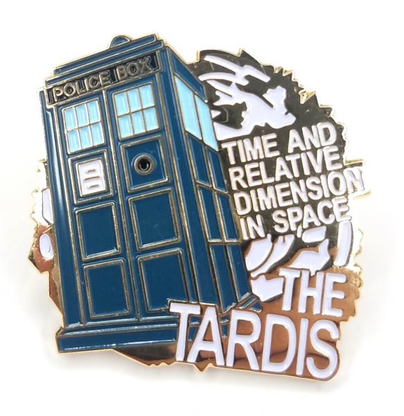 Doctor Who: TARDIS Danbury Mint Enamel Pin picture