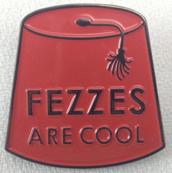 Fezzes Are Cool (Doctor Who) Enamel Pin
