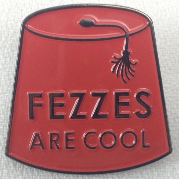 Fezzes Are Cool (Doctor Who) Enamel Pin picture