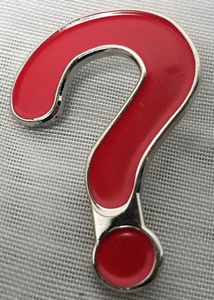 Doctor Who Question Mark ? Enamel Pin picture