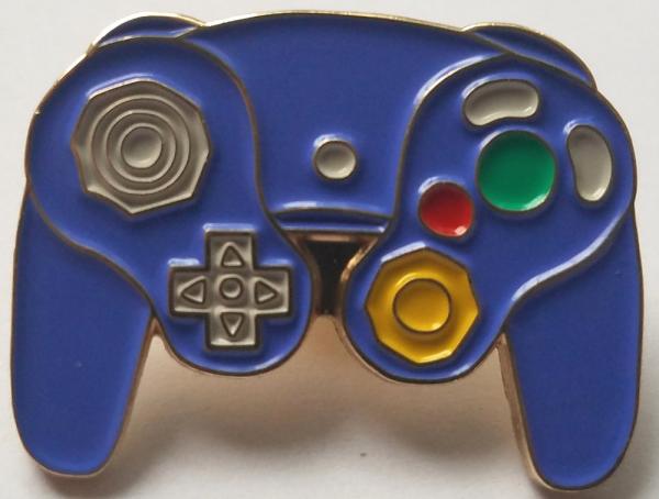 Gamecube Controller Enamel Pin picture