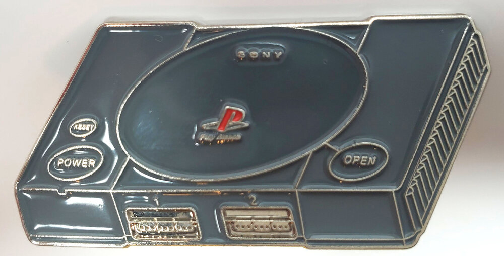 PS1 Console Enamel Pin picture