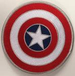 CAPTAIN AMERICA Shield - Marvel Comics and Movie Series  - Iron-On Patch