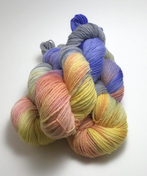 100% Peruvian Highland Wool, worsted weight yarn, Hand Dyed picture