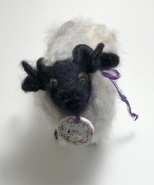 Needle Felted Shetland Sheep, OOAK picture