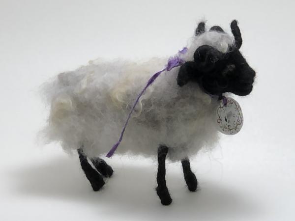 Needle Felted Shetland Sheep, OOAK picture