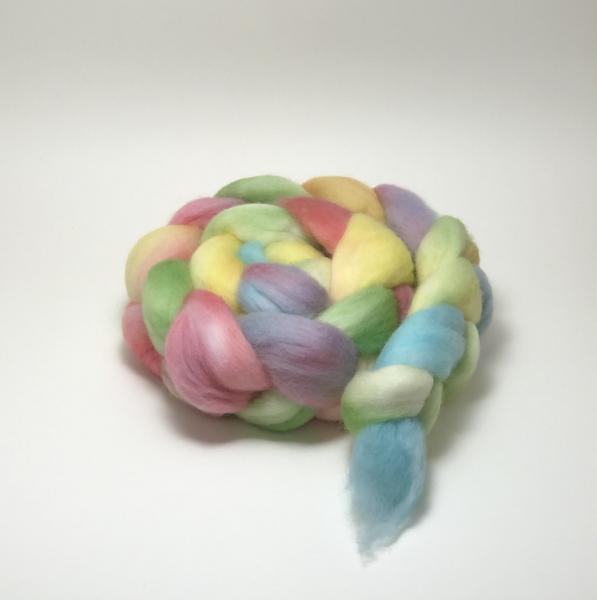 Polwarth Combed Top/Roving , Hand Painted, Hand Dyed, Indie Dyed picture