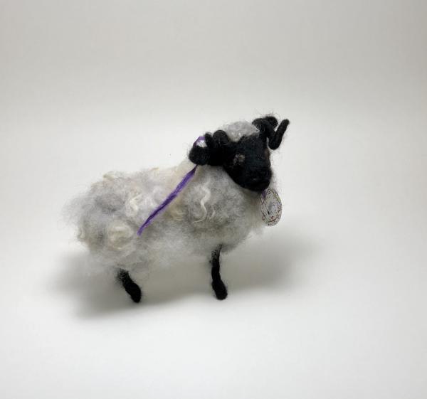 Needle Felted Shetland Sheep, OOAK