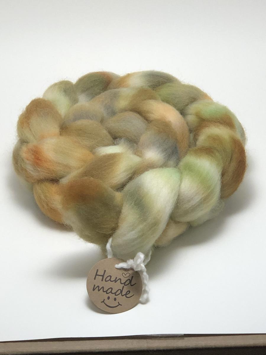 Fine Wool Blend Combed Top, Hand Painted, Hand Dyed, Indie Dyed picture