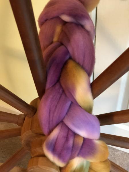 Merino Top/Roving, Extra Fine 20 microns, Hand Painted, Indie Dyed picture