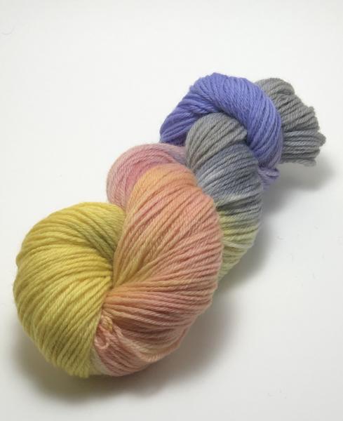 100% Peruvian Highland Wool, worsted weight yarn, Hand Dyed picture