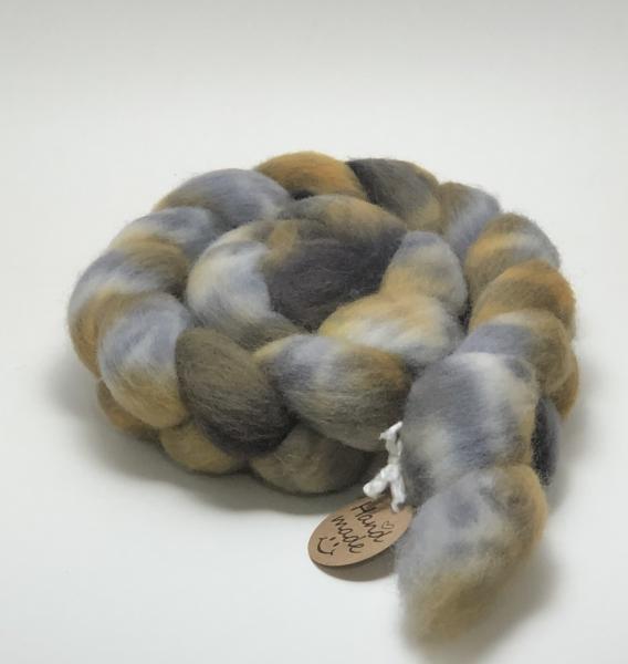 Fine Wool Blend Combed Top/Roving, Hand Painted, Hand Dyed, Indie Dyed picture