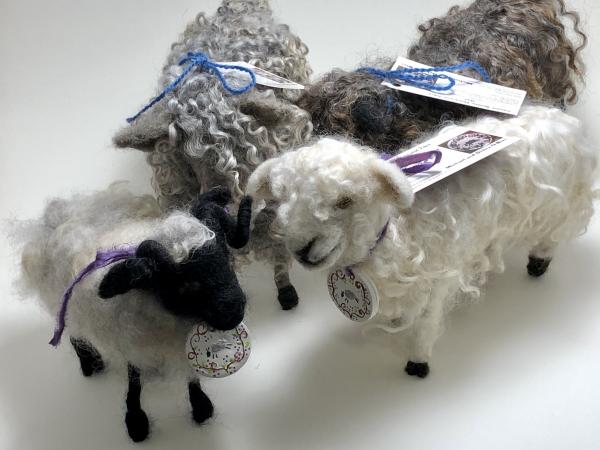 Needle Felted Leicester Longwool Sheep, OOAK picture