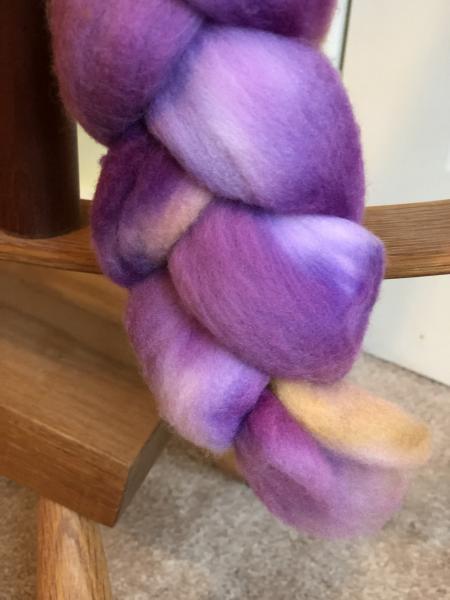 Merino Top/Roving, Extra Fine 20 microns, Hand Painted, Indie Dyed picture