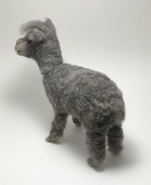 Needle Felted Alpaca, OOAK, Original Design picture