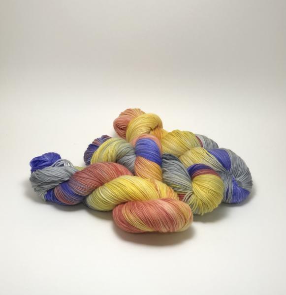 Superwash Fine Merino Sock Yarn, Fingering Weight,Hand Dyed, Indie Dyed, picture