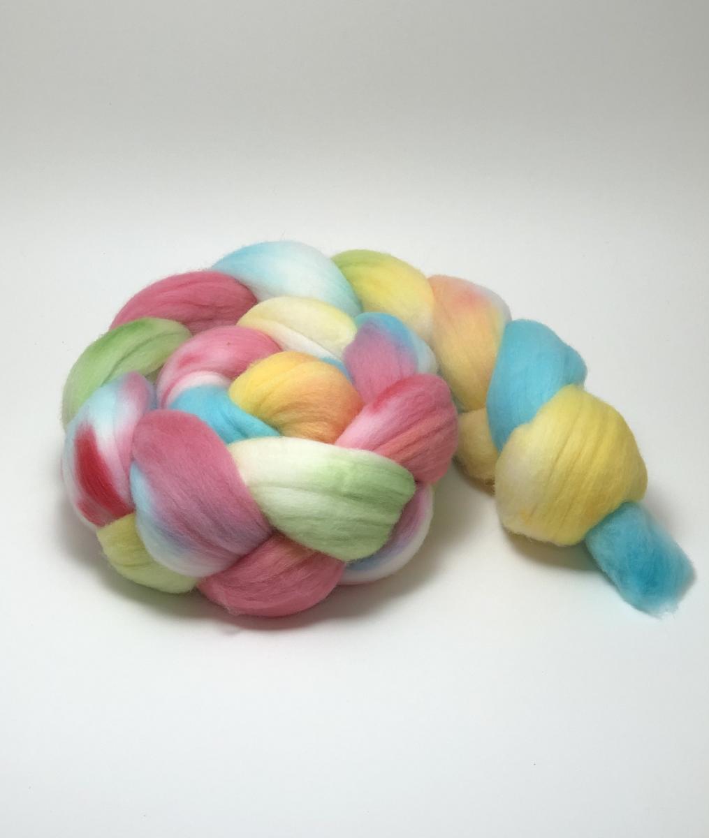 Super Fine Merino Combed Top, Hand Painted, Hand Dyed, Indie Dyed picture