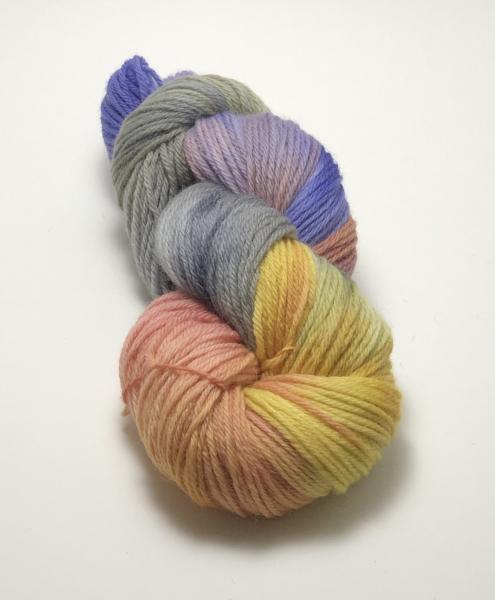 100% Peruvian Highland Wool, worsted weight yarn, Hand Dyed picture