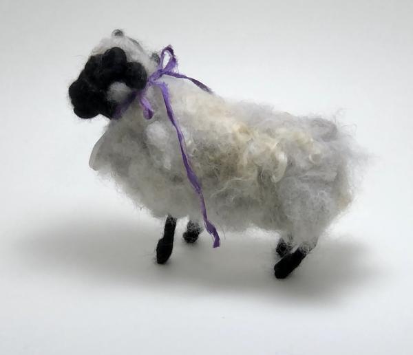 Needle Felted Shetland Sheep, OOAK picture
