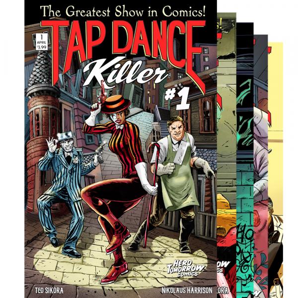 Tap Dance Killer issues 1-5 (Variant Covers)