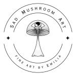 Sad Mushroom Art