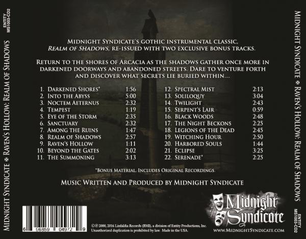 Raven's Hollow: Realm of Shadows Reissue CD by Midnight Syndicate picture