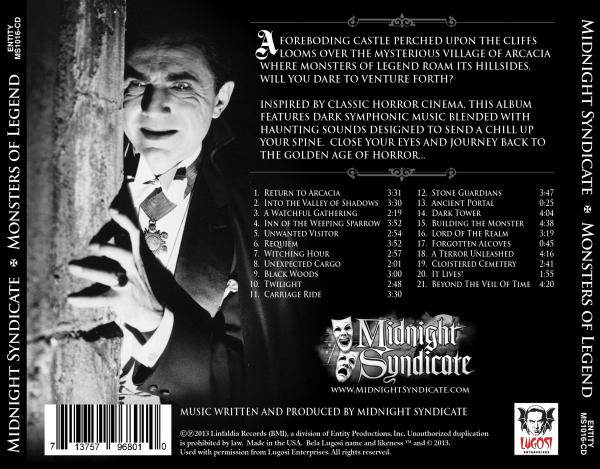 Monsters of Legend CD by Midnight Syndicate picture