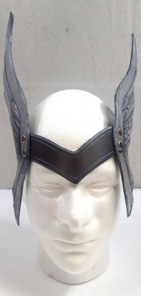 Leather Valkyrie Crown - Silver or Gold picture