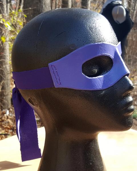Leather Wrap Around Mask picture