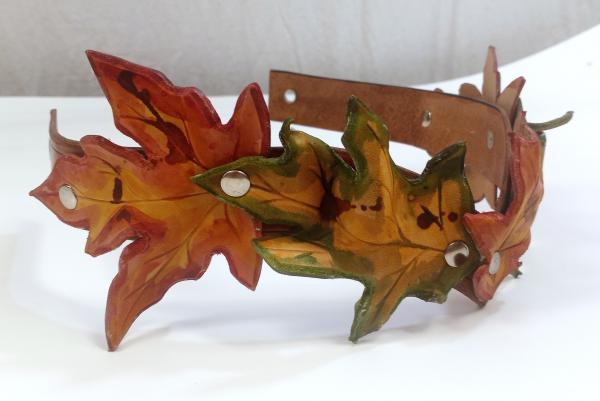 Leaf Leaf Crown with Spring and Fall Oak and Maple Leaves picture