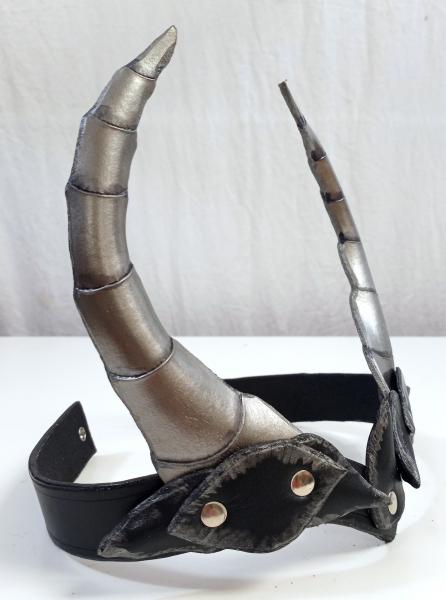 Dragon Horns Leather Crown - Your choice of colors picture