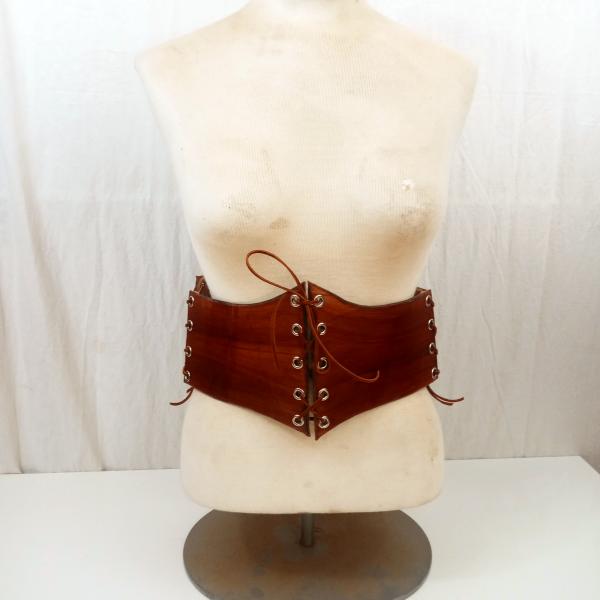 Leather Waist Cinchers - Custom Made to Order Underbust Corset picture