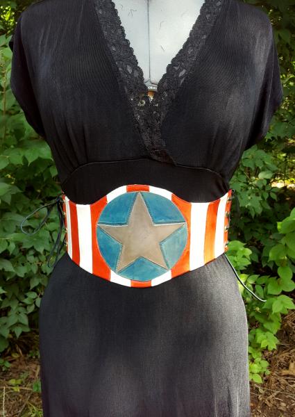 Leather Waist Cinchers - Custom Made to Order Underbust Corset picture