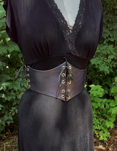 Leather Waist Cinchers - Custom Made to Order Underbust Corset picture