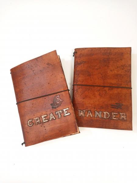 Leather Traveler's Journal Cover