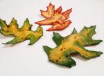 Leather Leaves for Decor and Costume Use