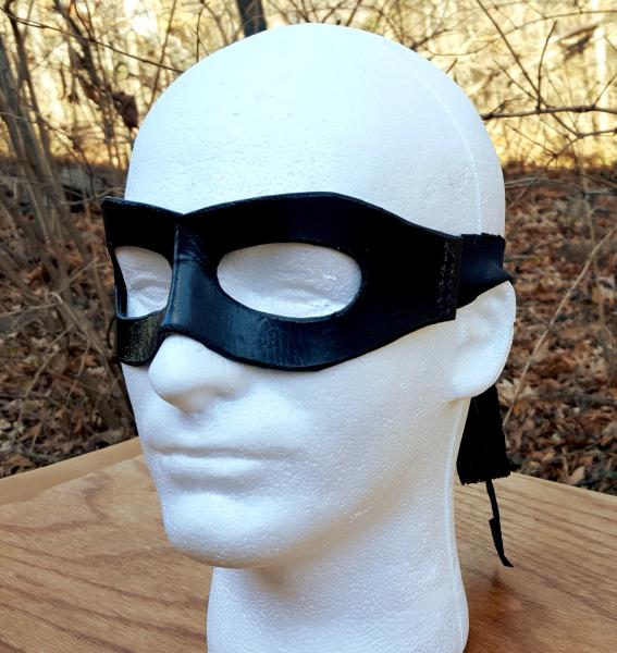 Leather Wrap Around Mask